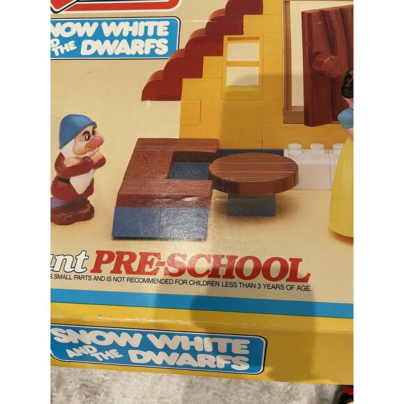 Vintage 1982 Disney Snow White Loc Blocs Set‎ INCOMPLETE - Picture 5 of 6